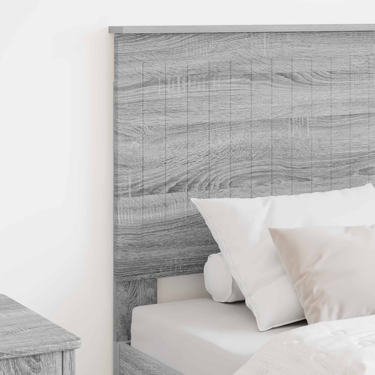 Headboard with Headboard Grey Sonoma 75 cm Engineered wood