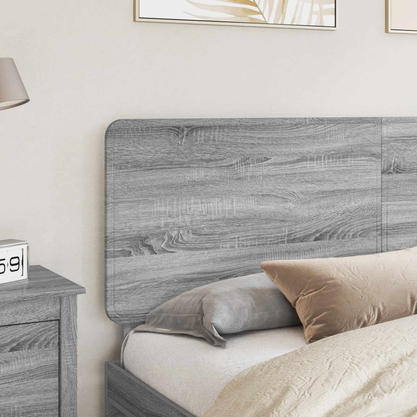 Headboard Grey Sonoma Engineered wood