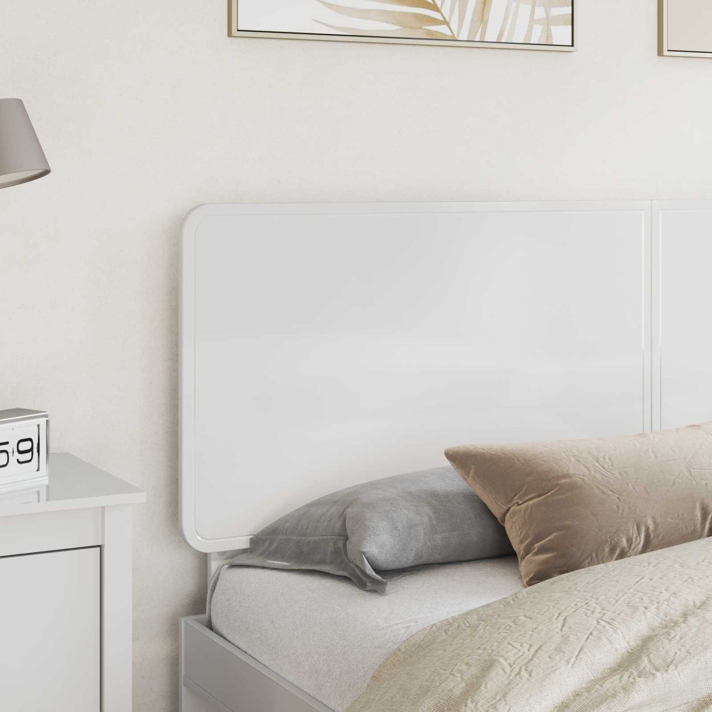 Headboard Gloss White Engineered wood