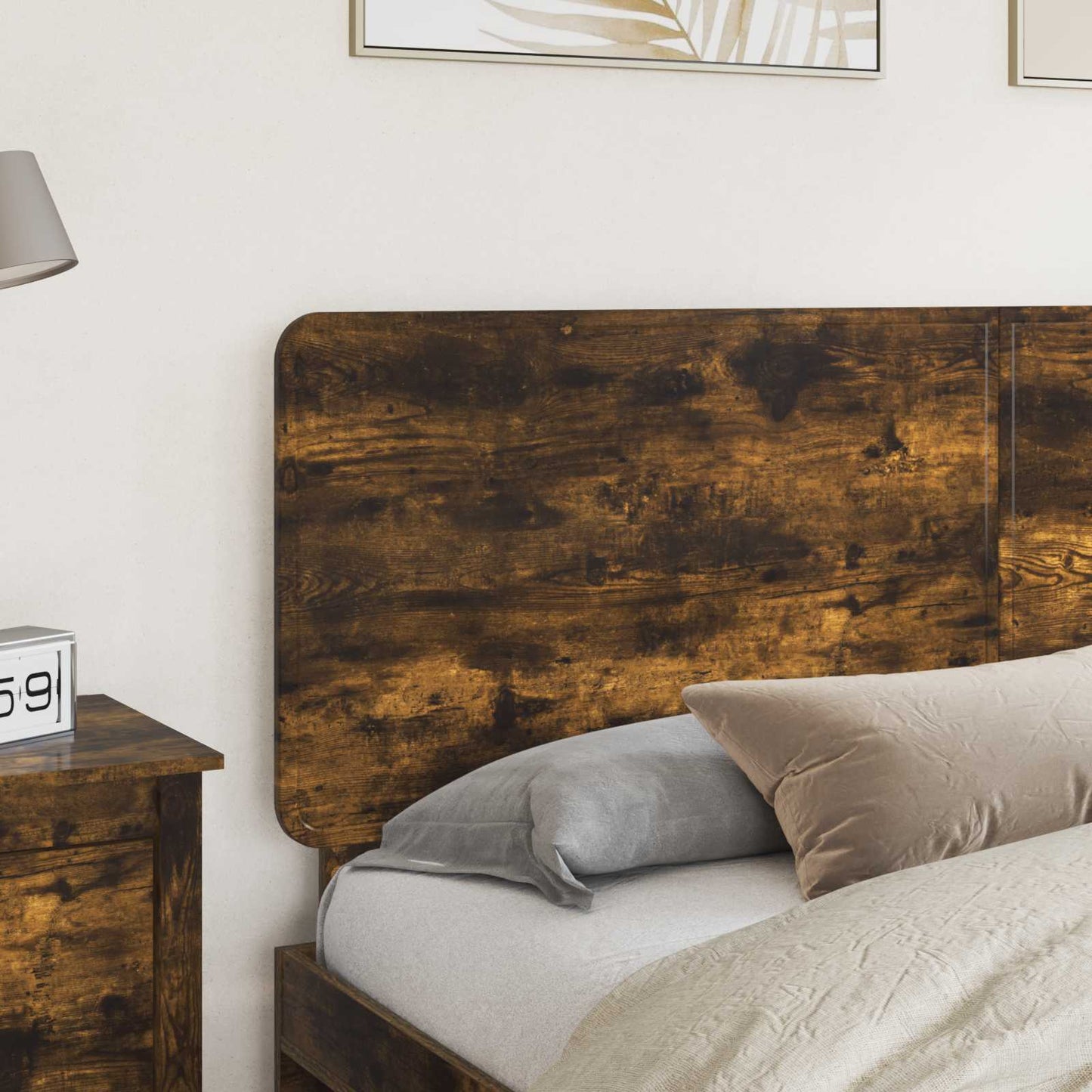 Headboard Smoked Oak Engineered wood