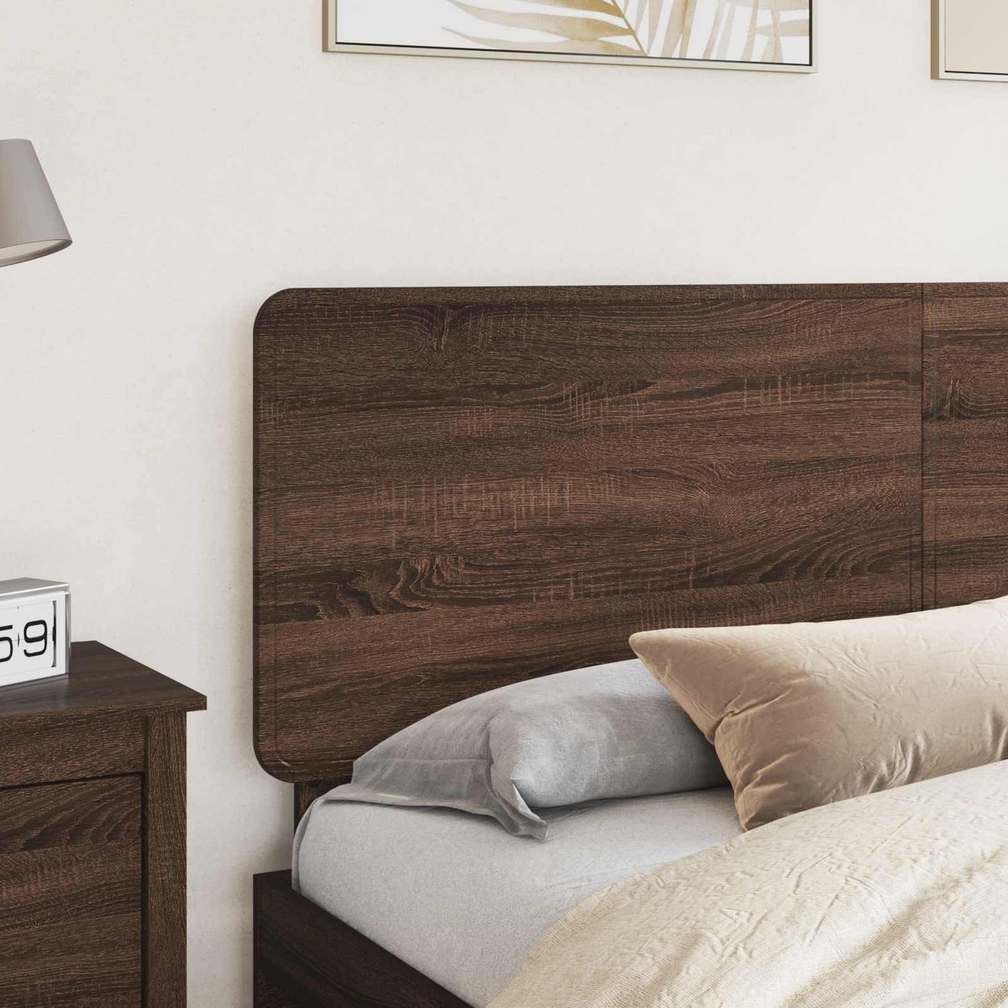 Headboard Brown Oak Engineered wood