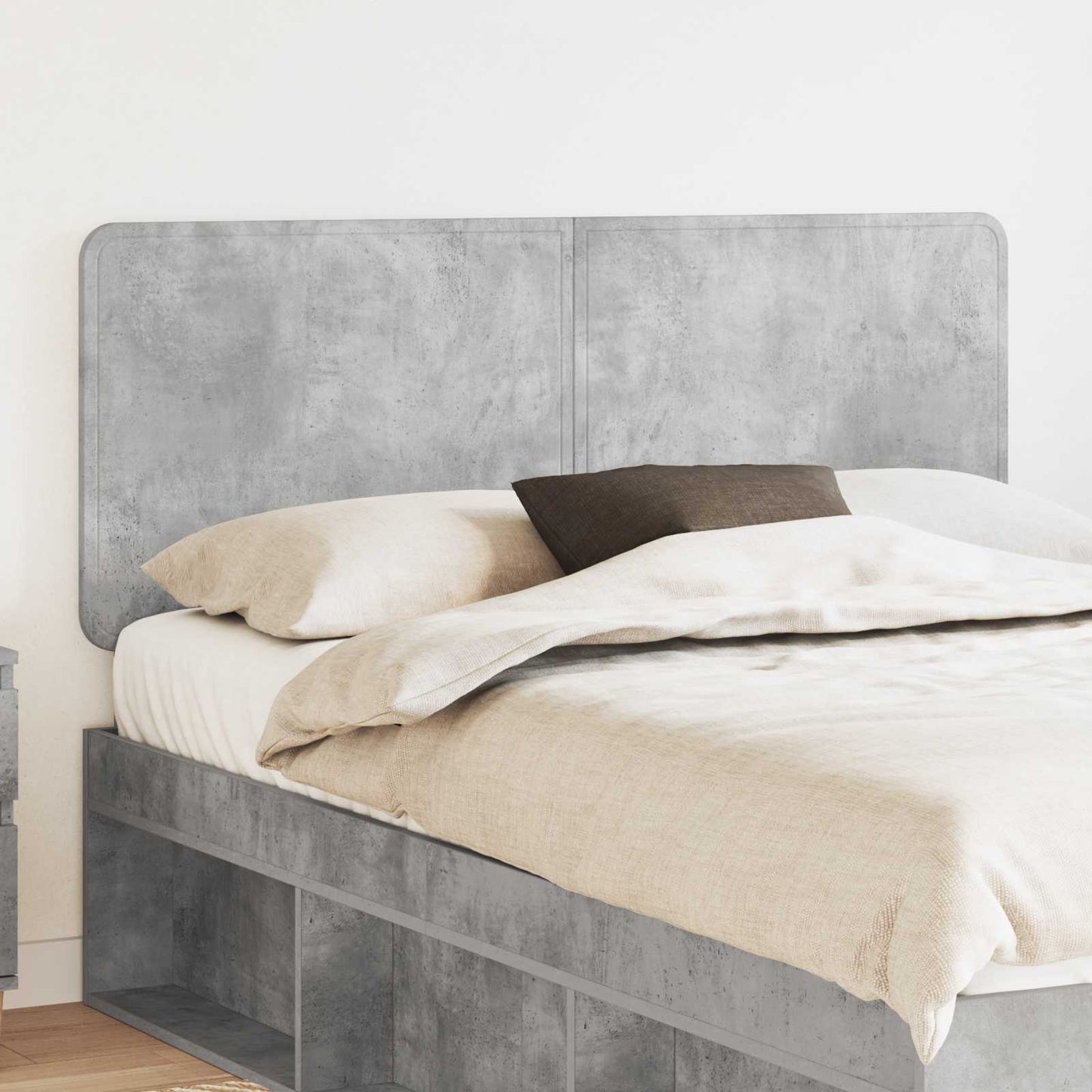 Headboard Concrete Grey Engineered wood