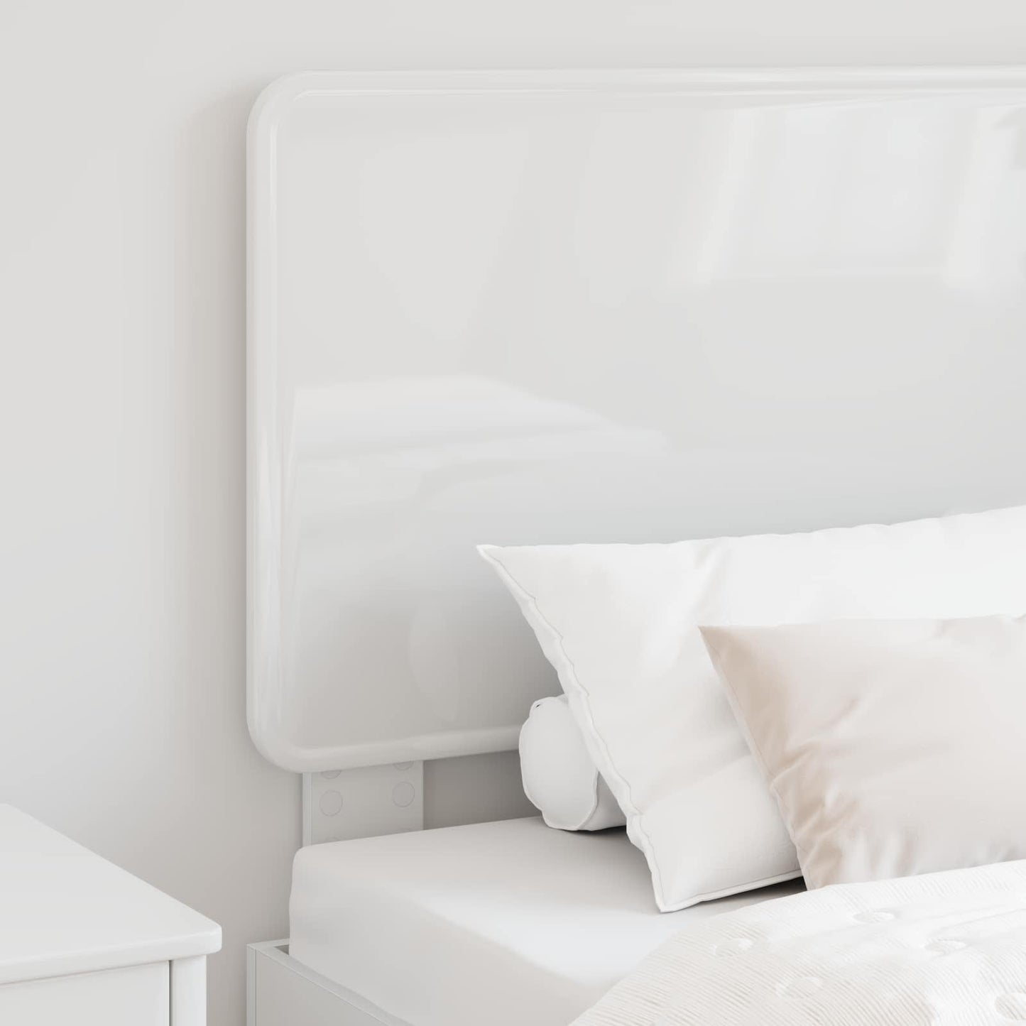 Headboard Gloss White Engineered wood