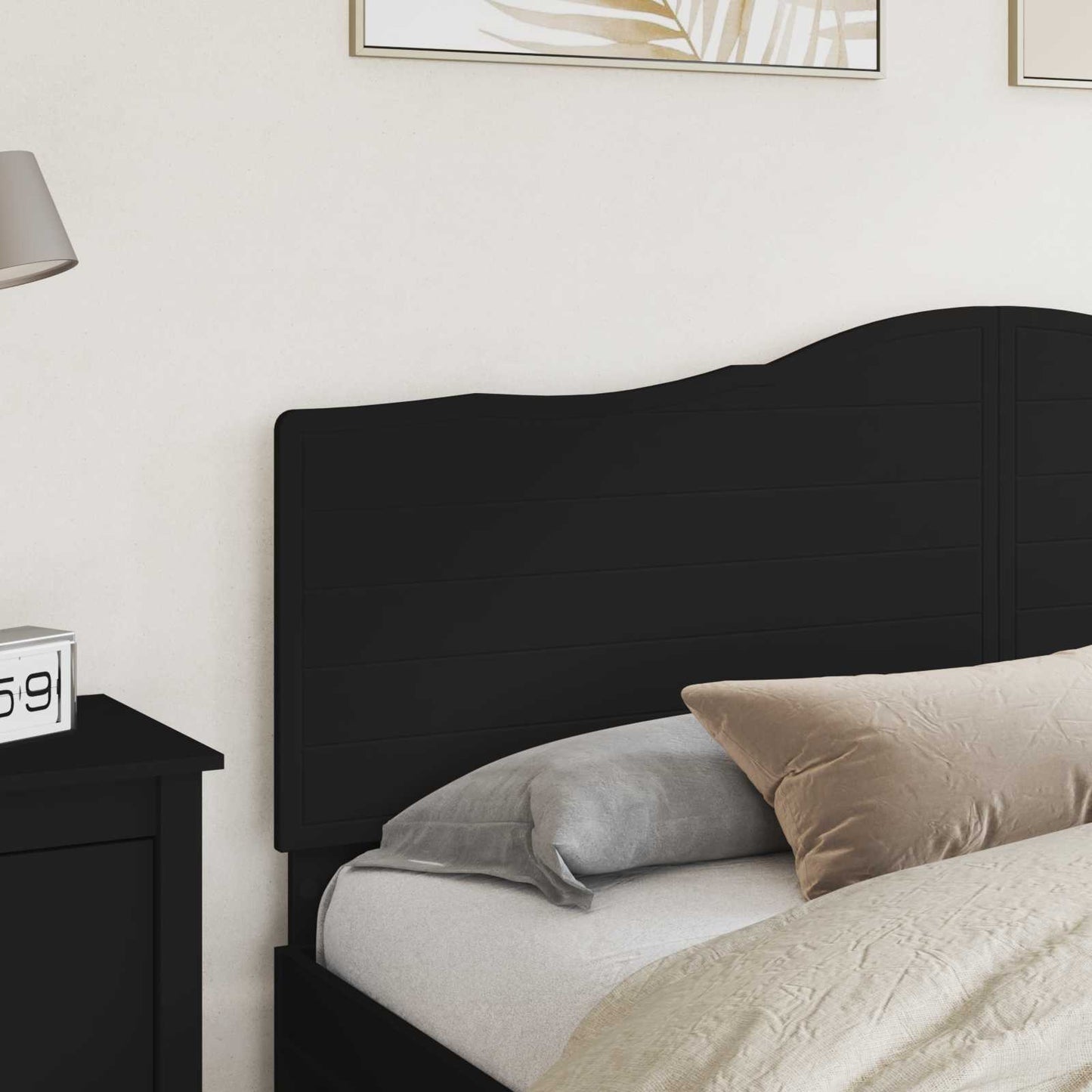 Headboard Black Oak Engineered wood