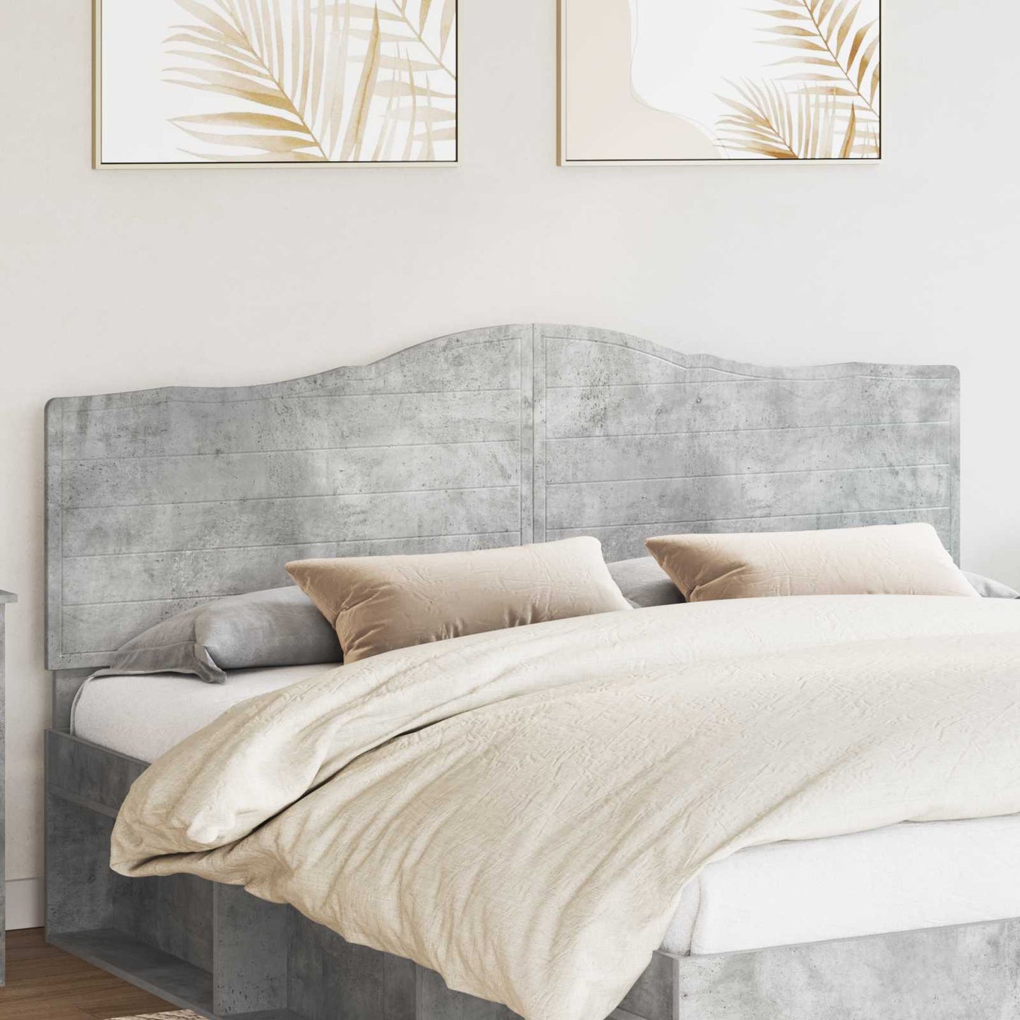 Headboard Concrete Grey Engineered wood
