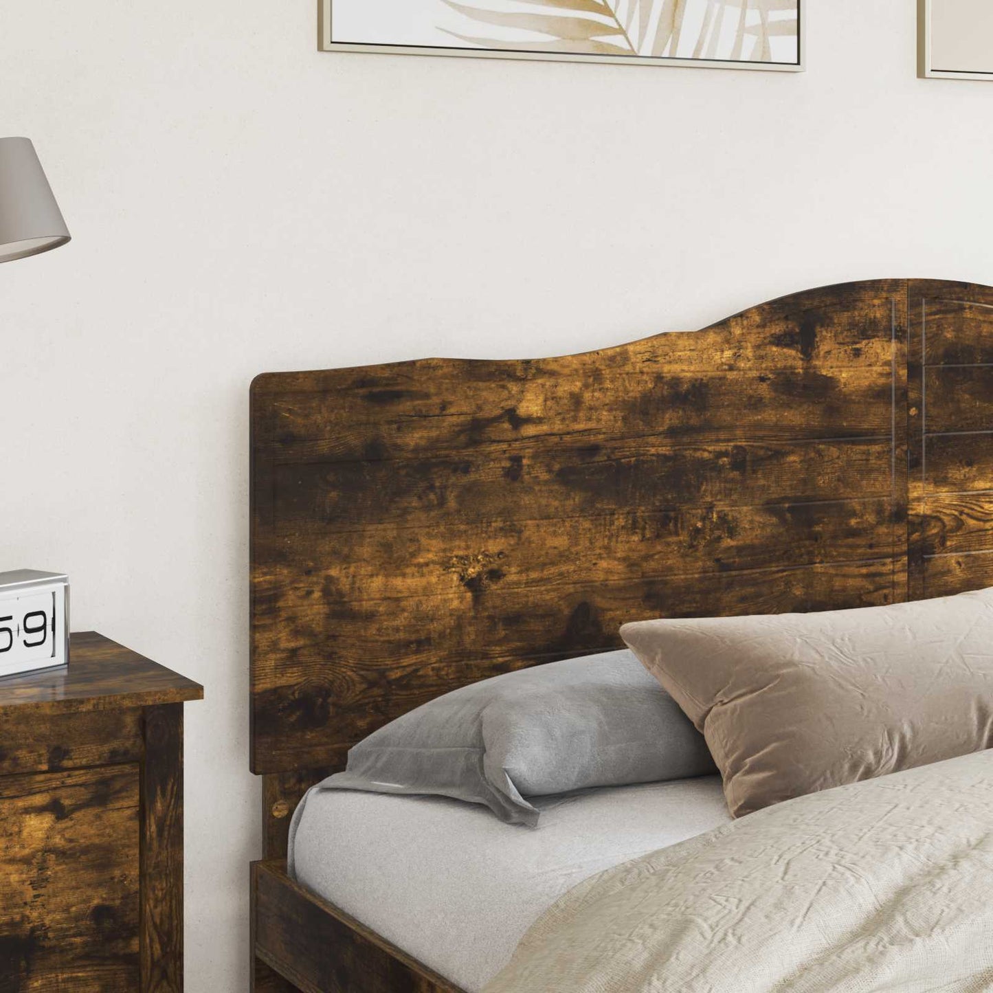 Headboard Smoked Oak Engineered wood