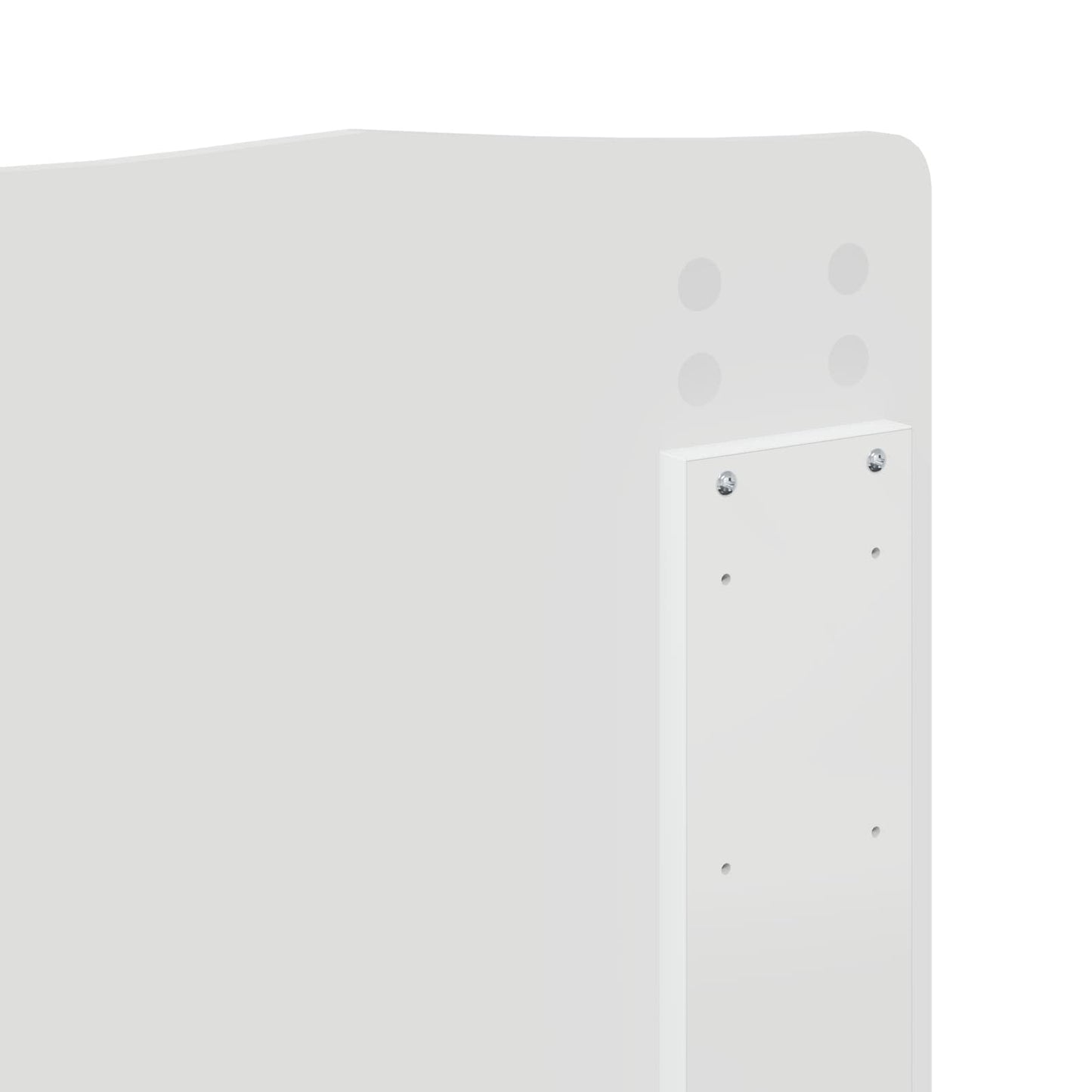 Headboard Gloss White Engineered wood