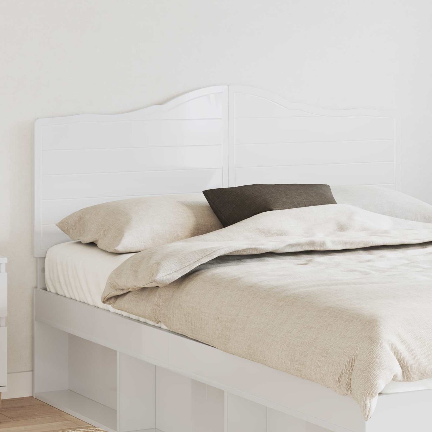 Headboard Gloss White Engineered wood