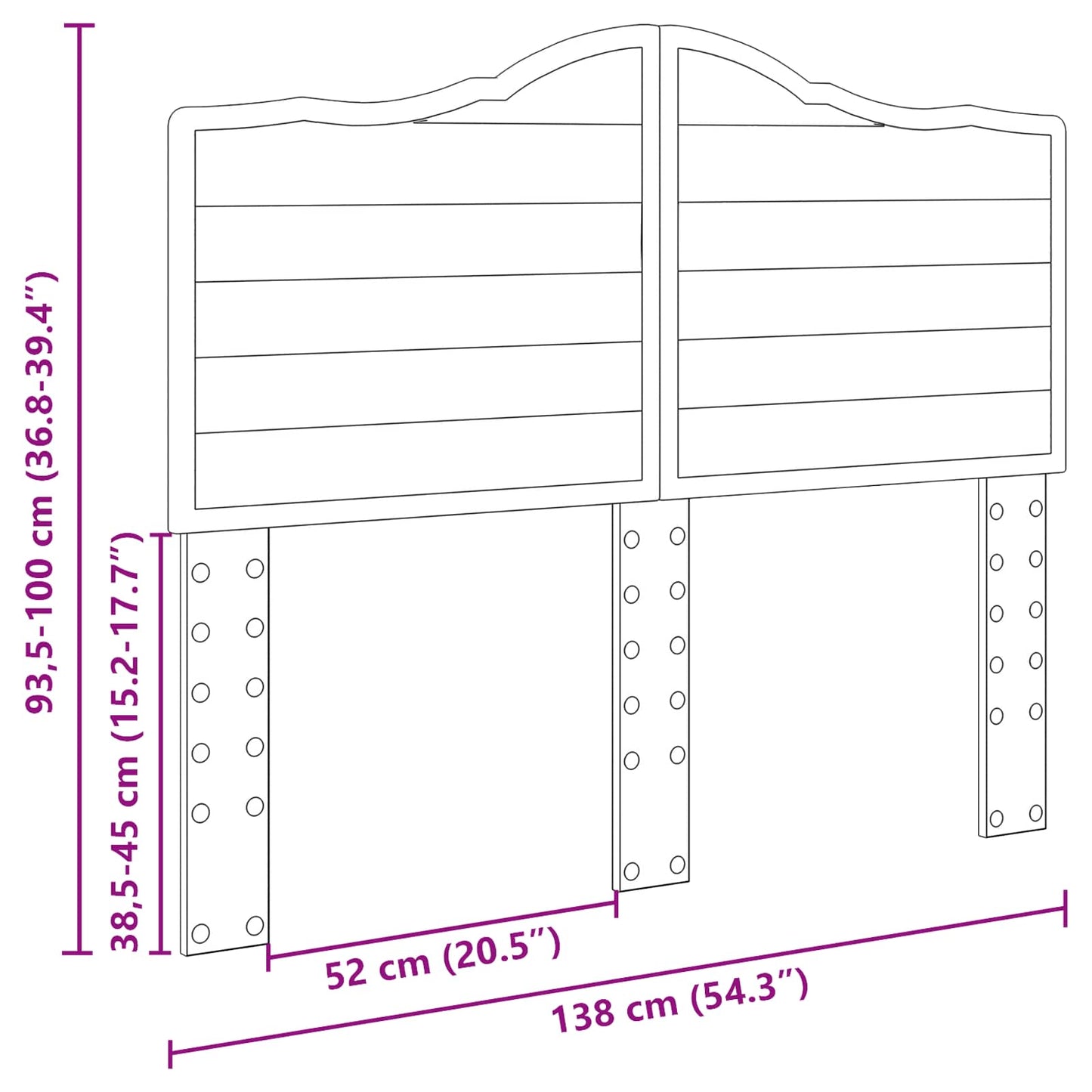 Headboard Old Wood Engineered wood
