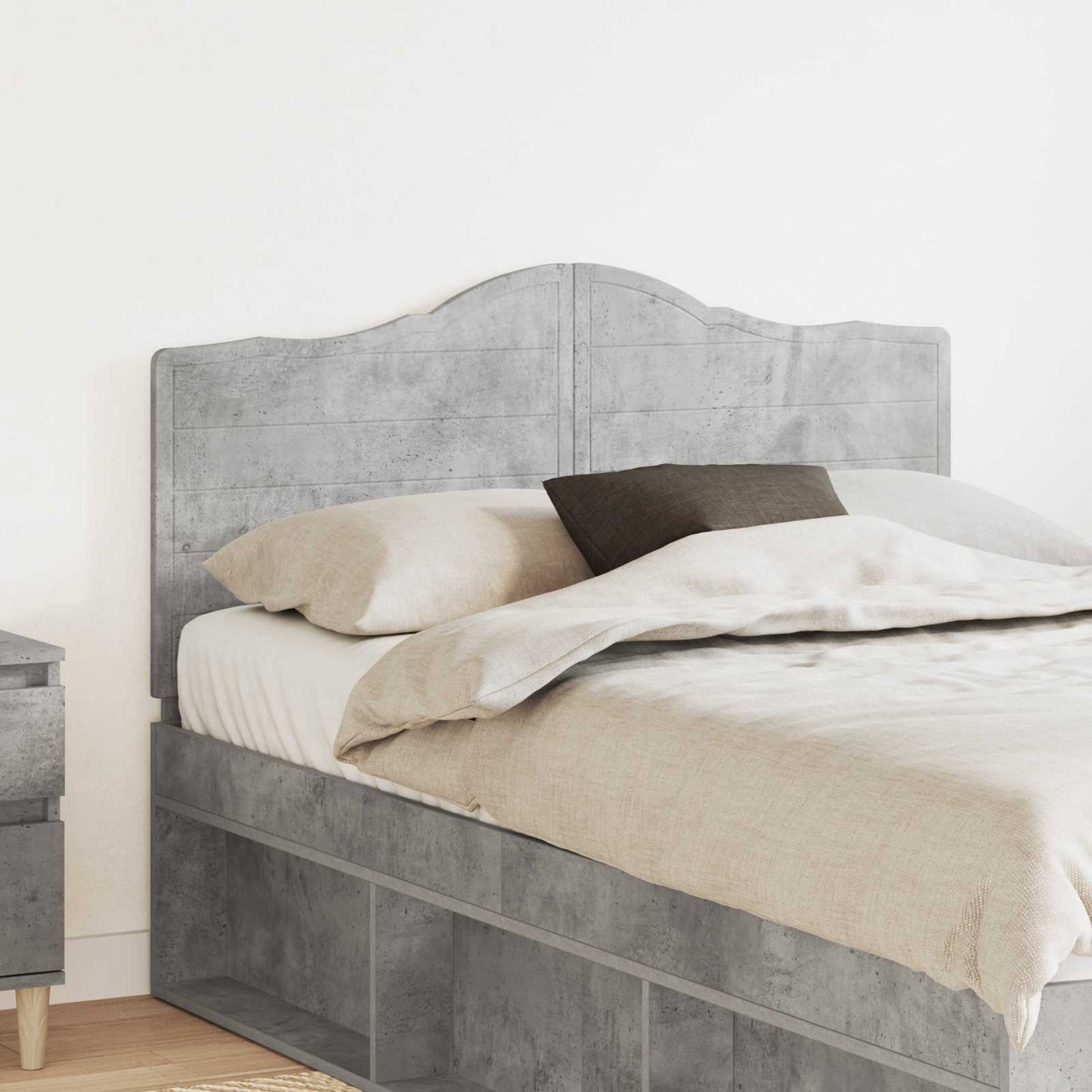 Headboard Concrete Grey Engineered wood