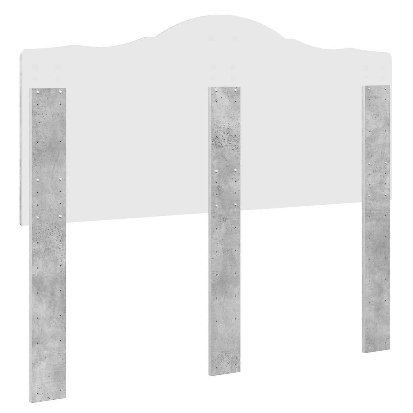 Headboard Concrete Grey Engineered wood