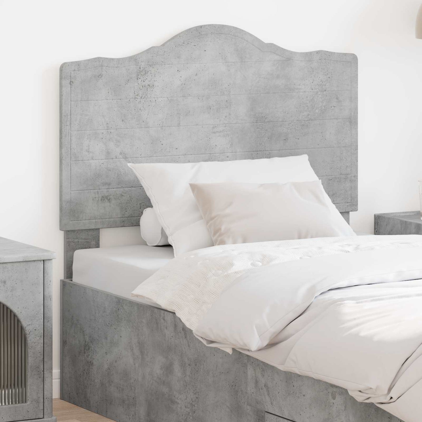 Headboard Concrete Grey Engineered wood