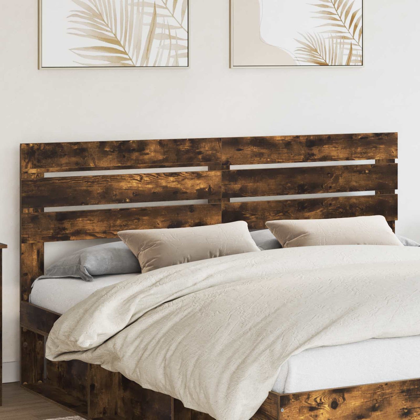 Headboard Smoked Oak Engineered wood