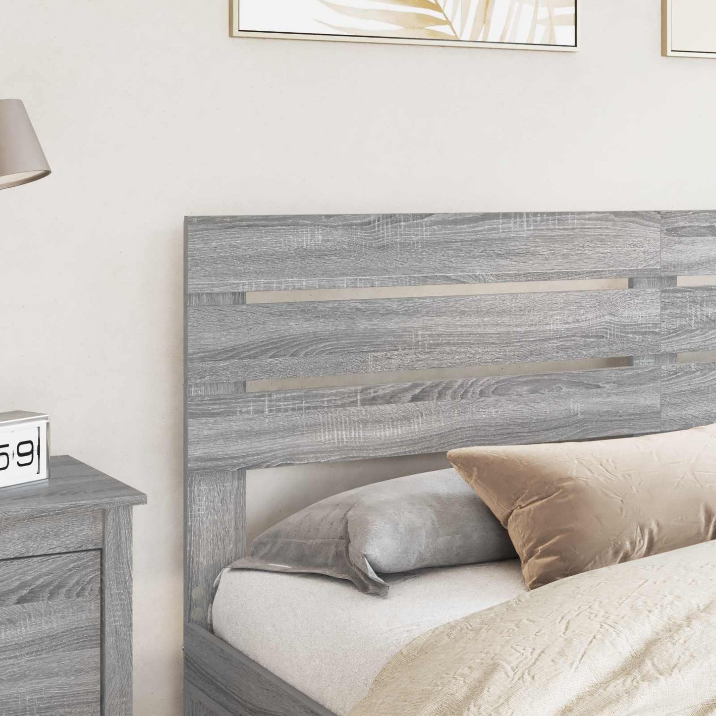 Headboard Grey Sonoma Engineered wood