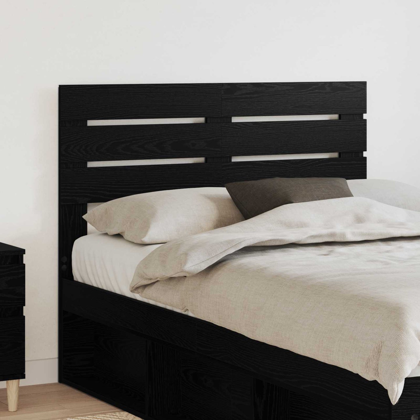 Headboard Black Oak Engineered wood