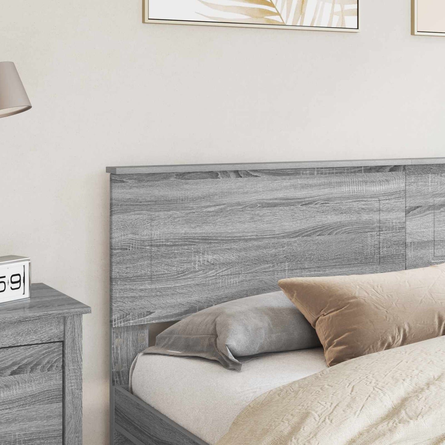 Headboard Grey Sonoma Engineered wood