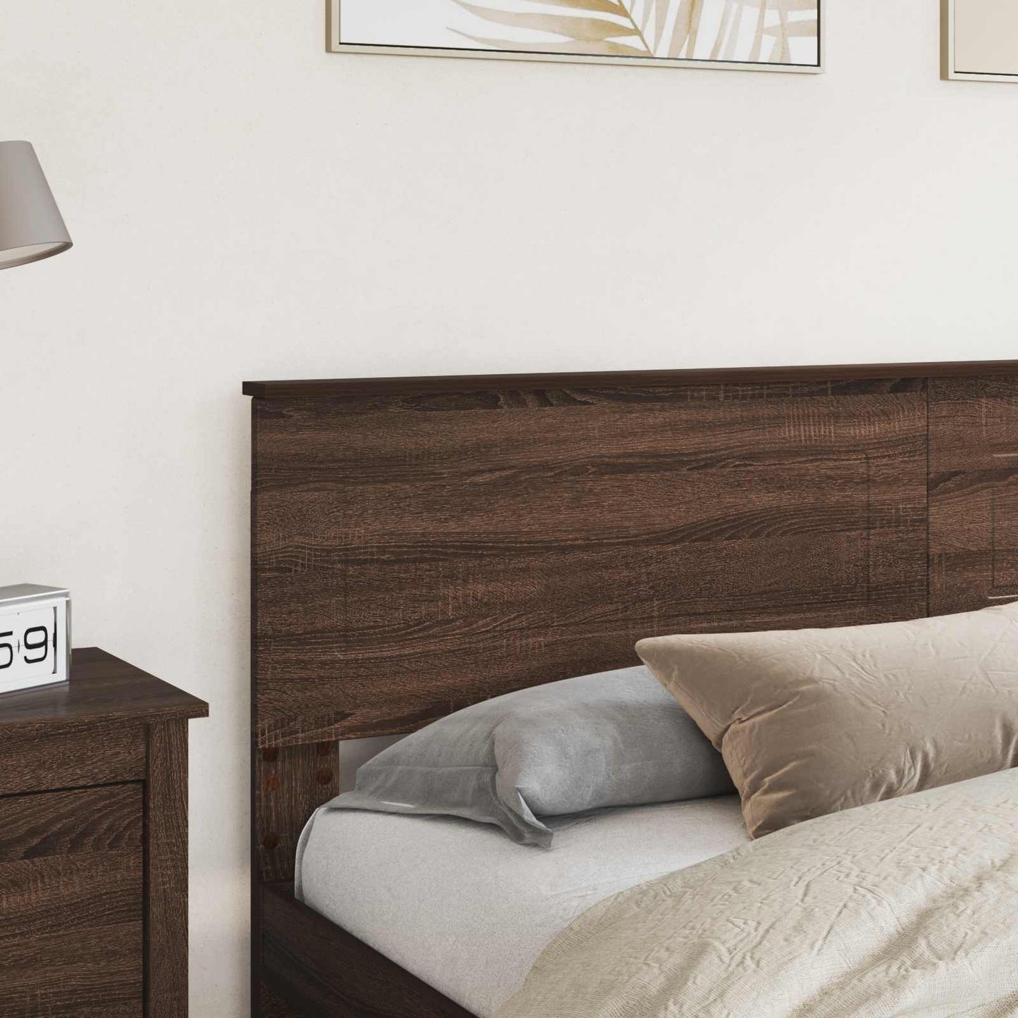 Headboard Brown Oak Engineered wood