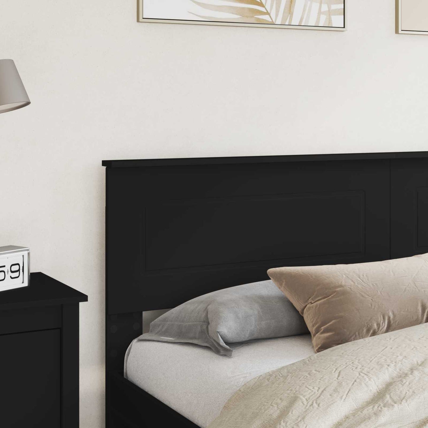 Headboard Black Oak Engineered wood