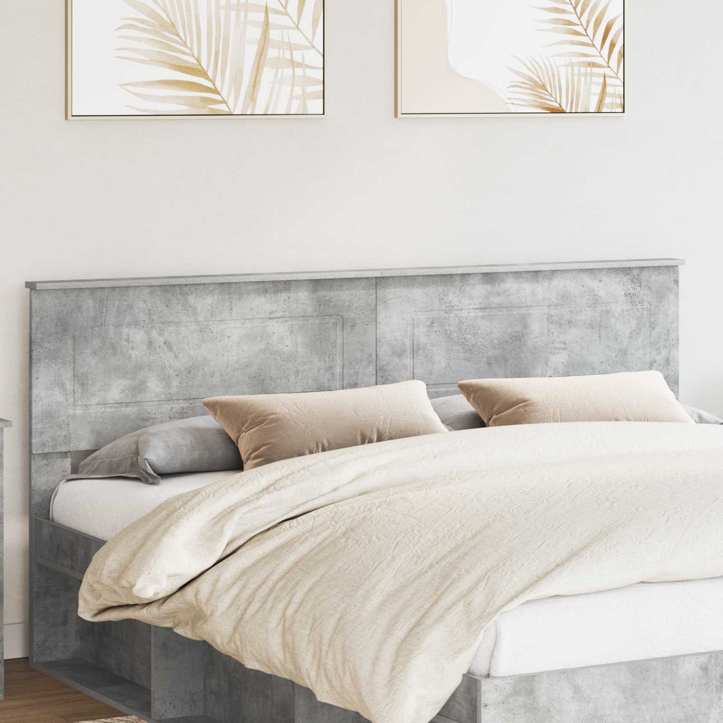 Headboard Concrete Grey Engineered wood