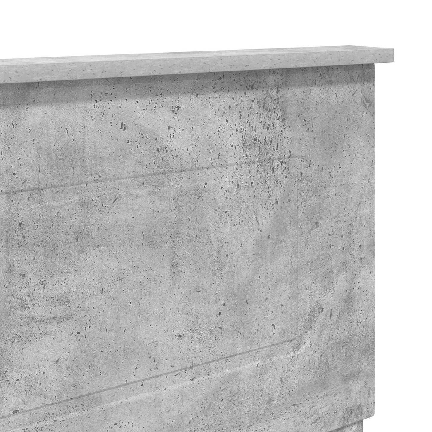 Headboard Concrete Grey Engineered wood