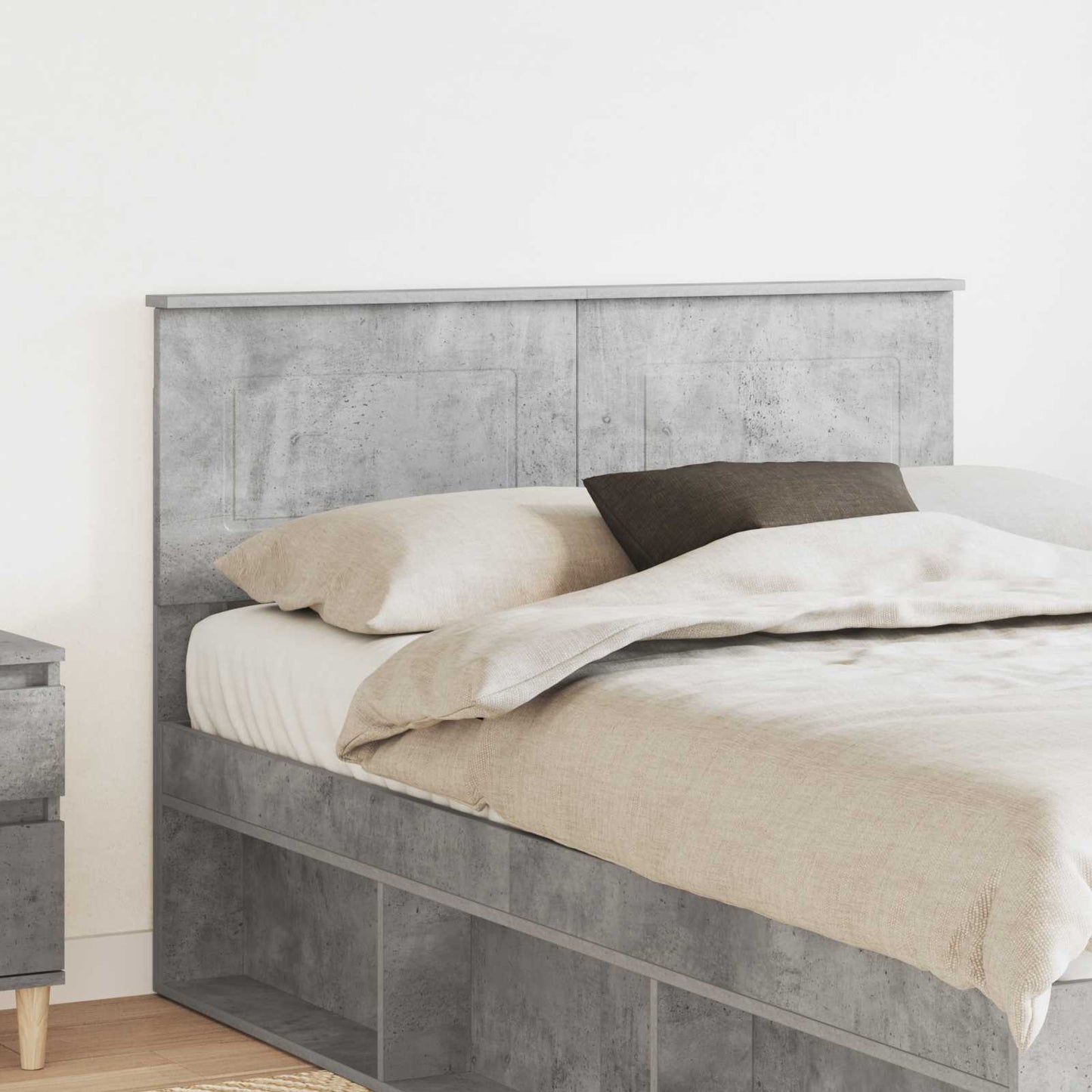 Headboard Concrete Grey Engineered wood