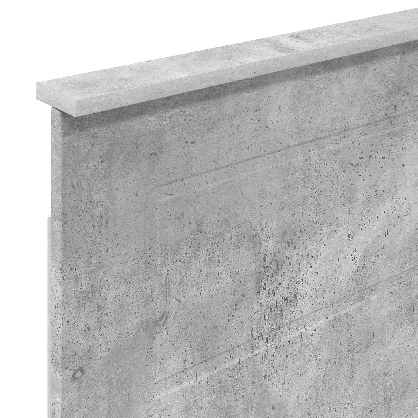 Headboard Concrete Grey Engineered wood