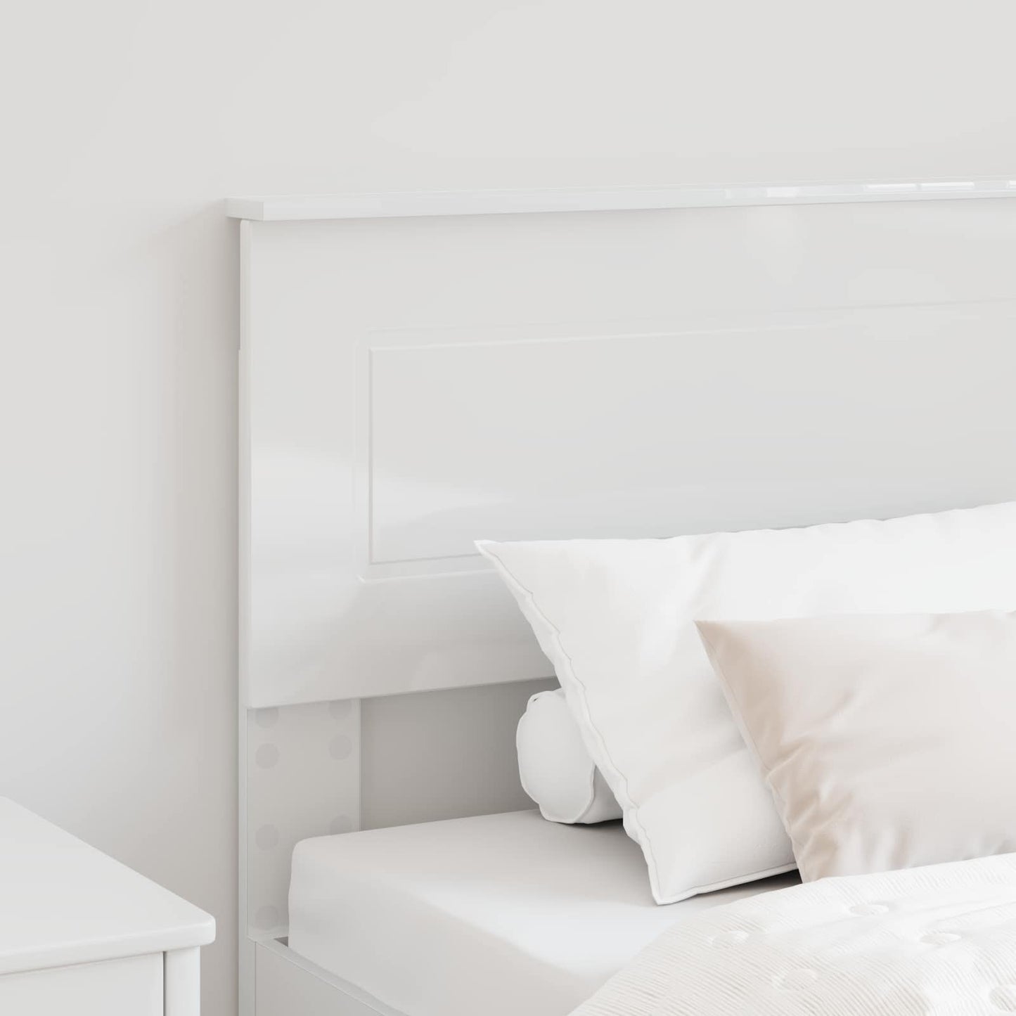 Headboard Gloss White Engineered wood
