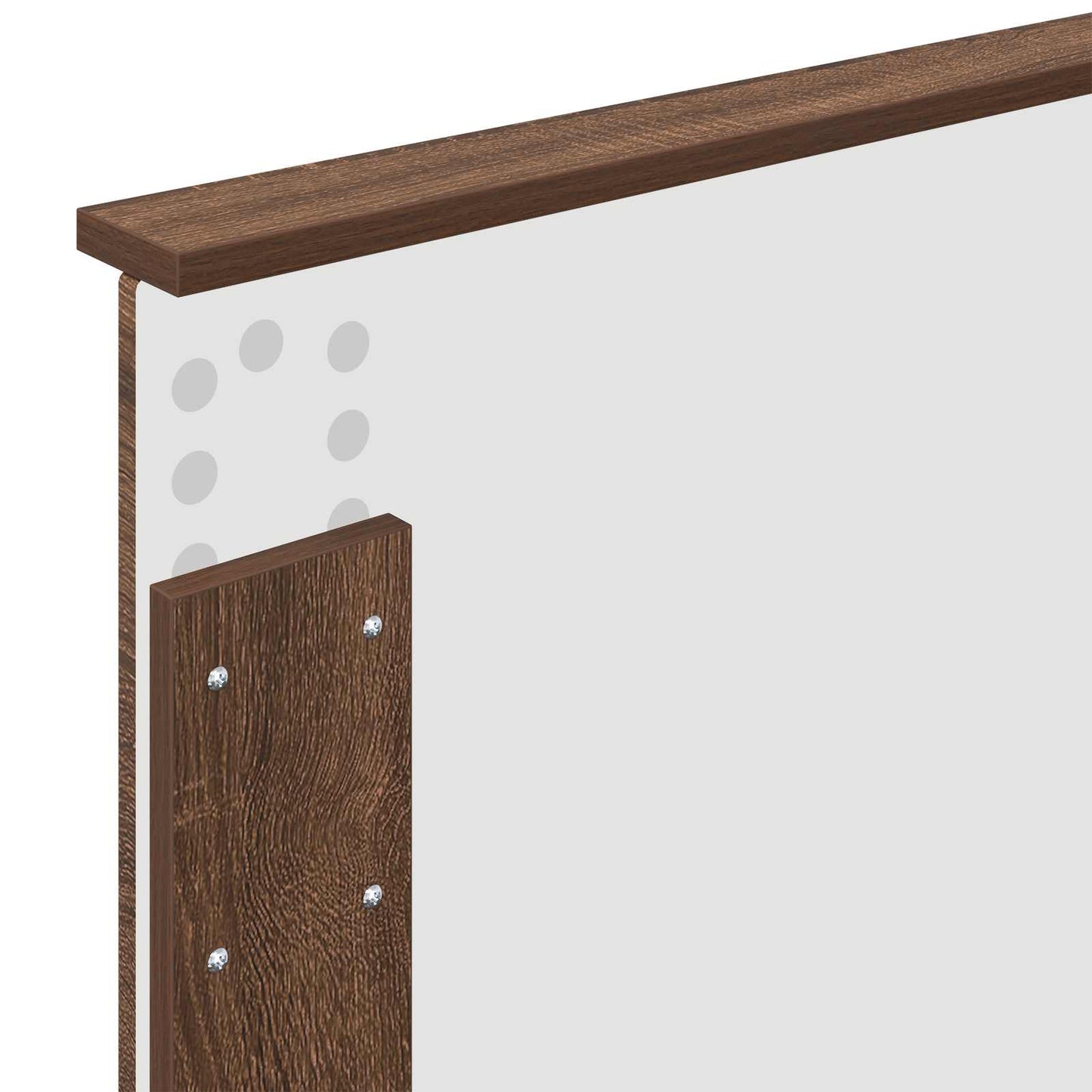 Headboard Brown Oak Engineered wood