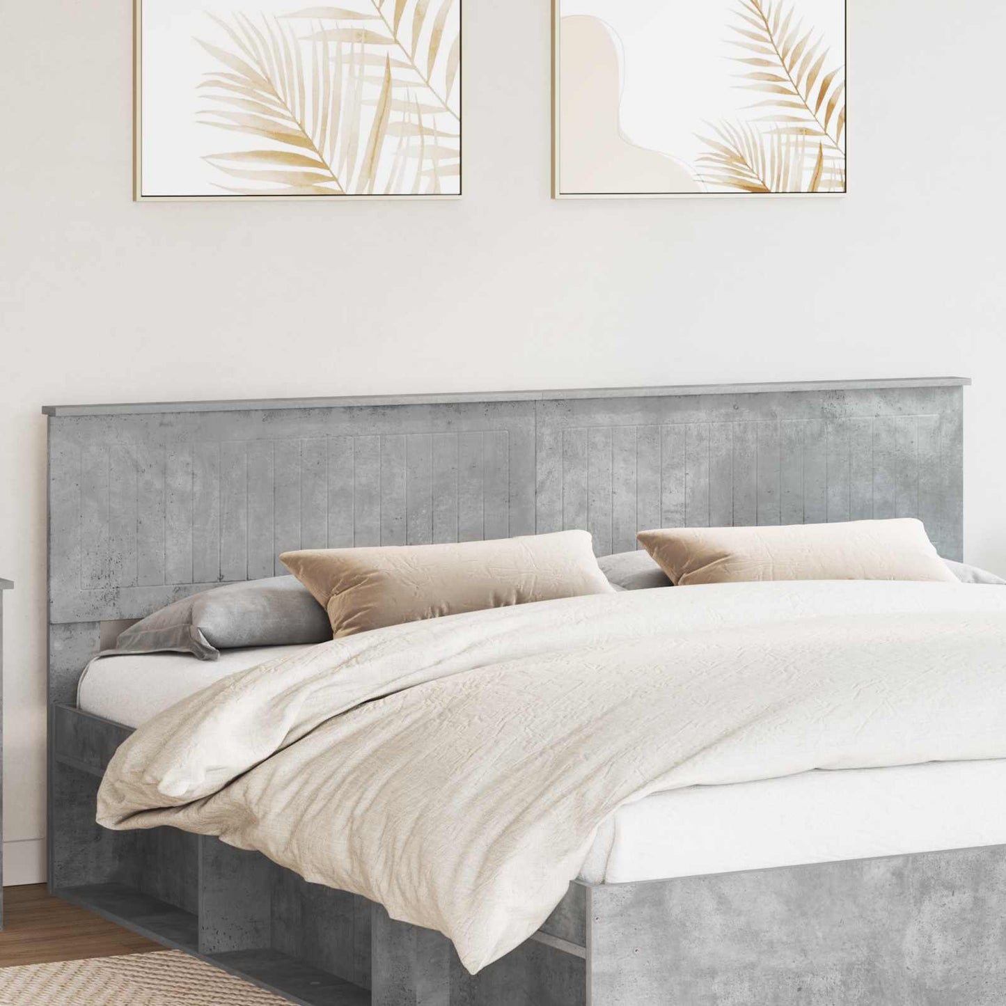 Headboard Concrete Grey Engineered wood
