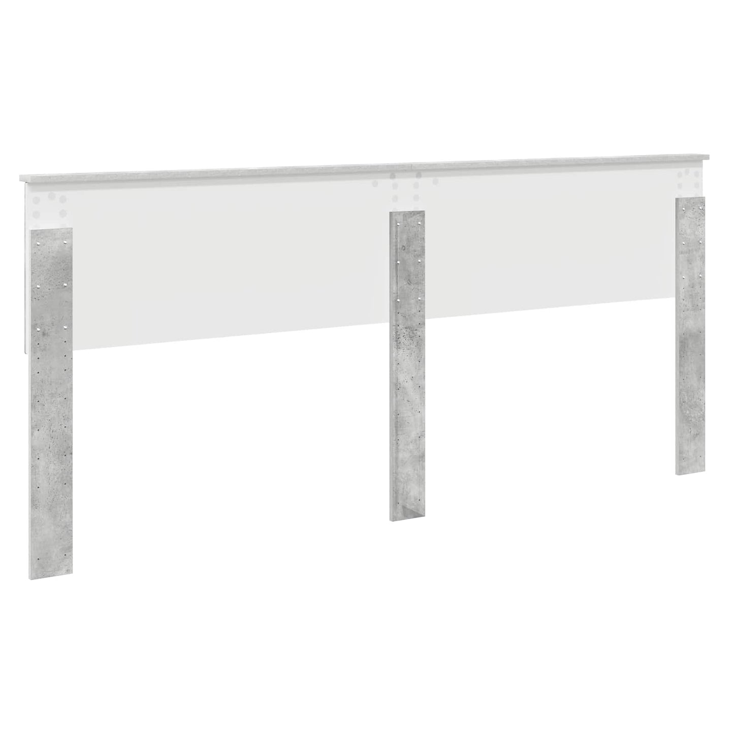 Headboard Concrete Grey Engineered wood