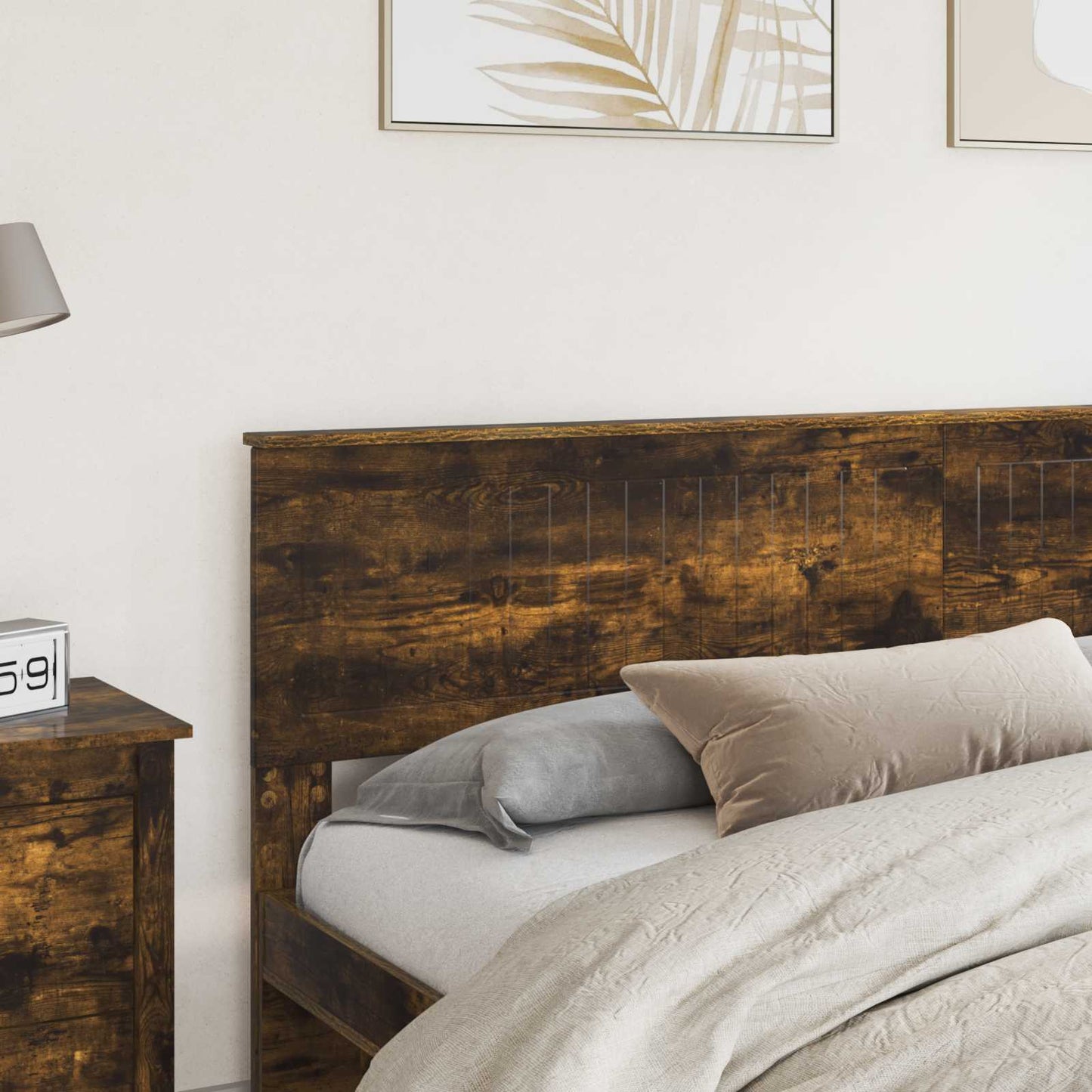 Headboard Smoked Oak Engineered wood