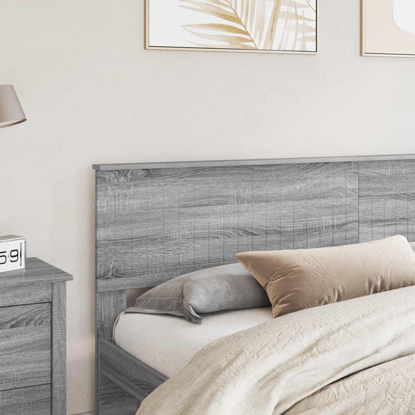 Headboard Grey Sonoma Engineered wood