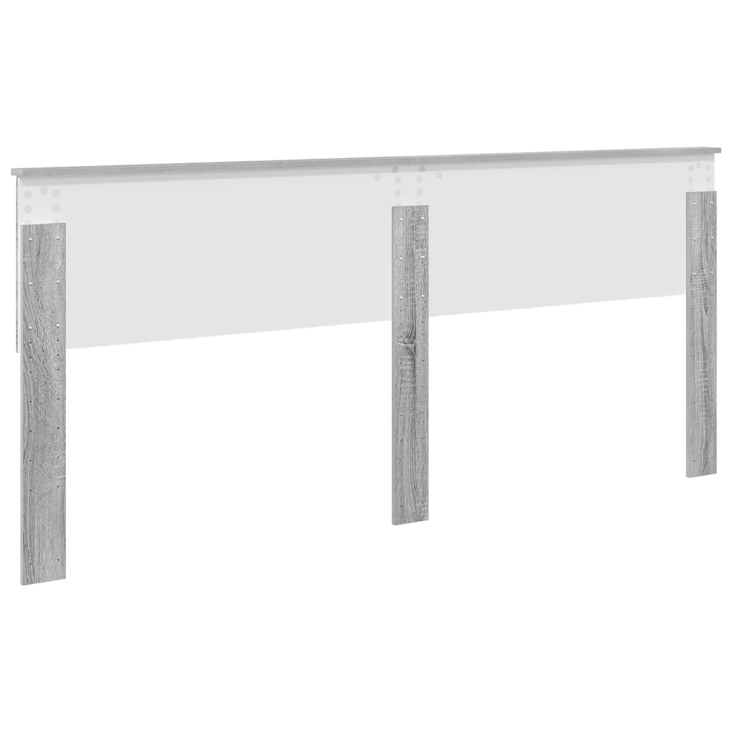 Headboard Grey Sonoma Engineered wood