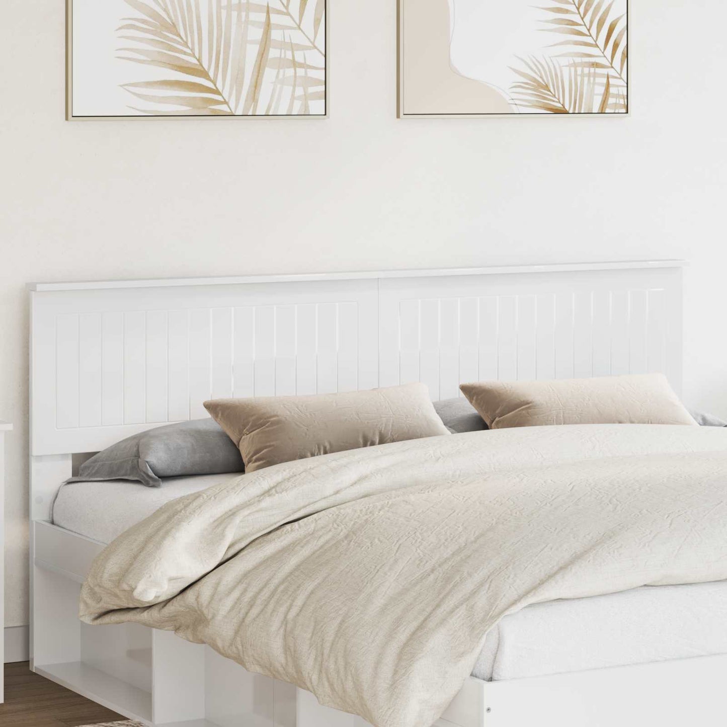 Headboard Gloss White Engineered wood