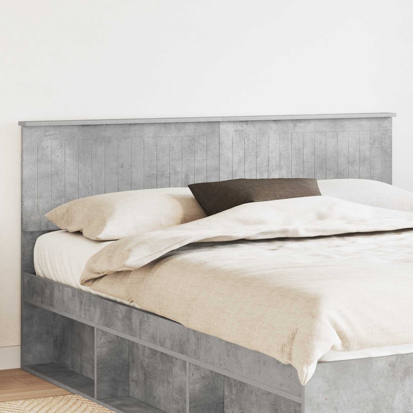 Headboard Concrete Grey Engineered wood