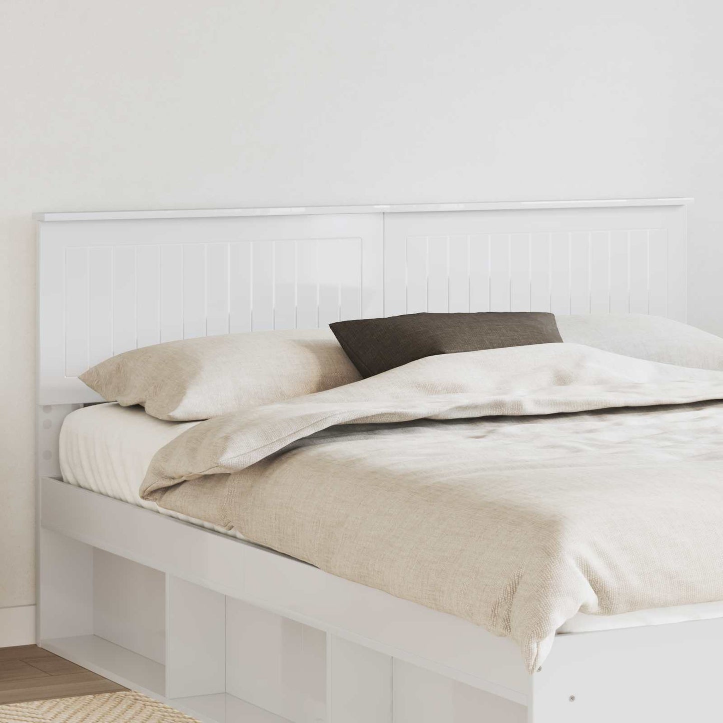 Headboard Gloss White Engineered wood