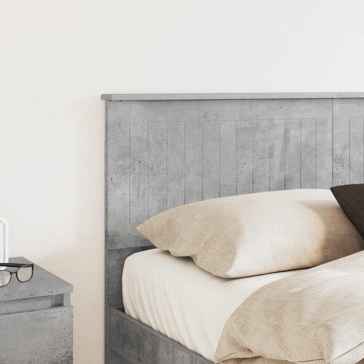 Headboard Concrete Grey Engineered wood