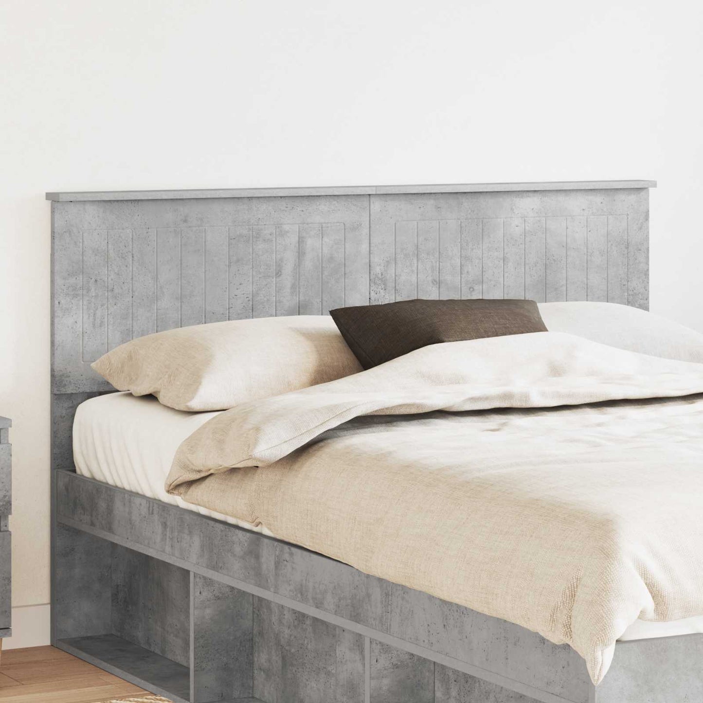 Headboard Concrete Grey Engineered wood