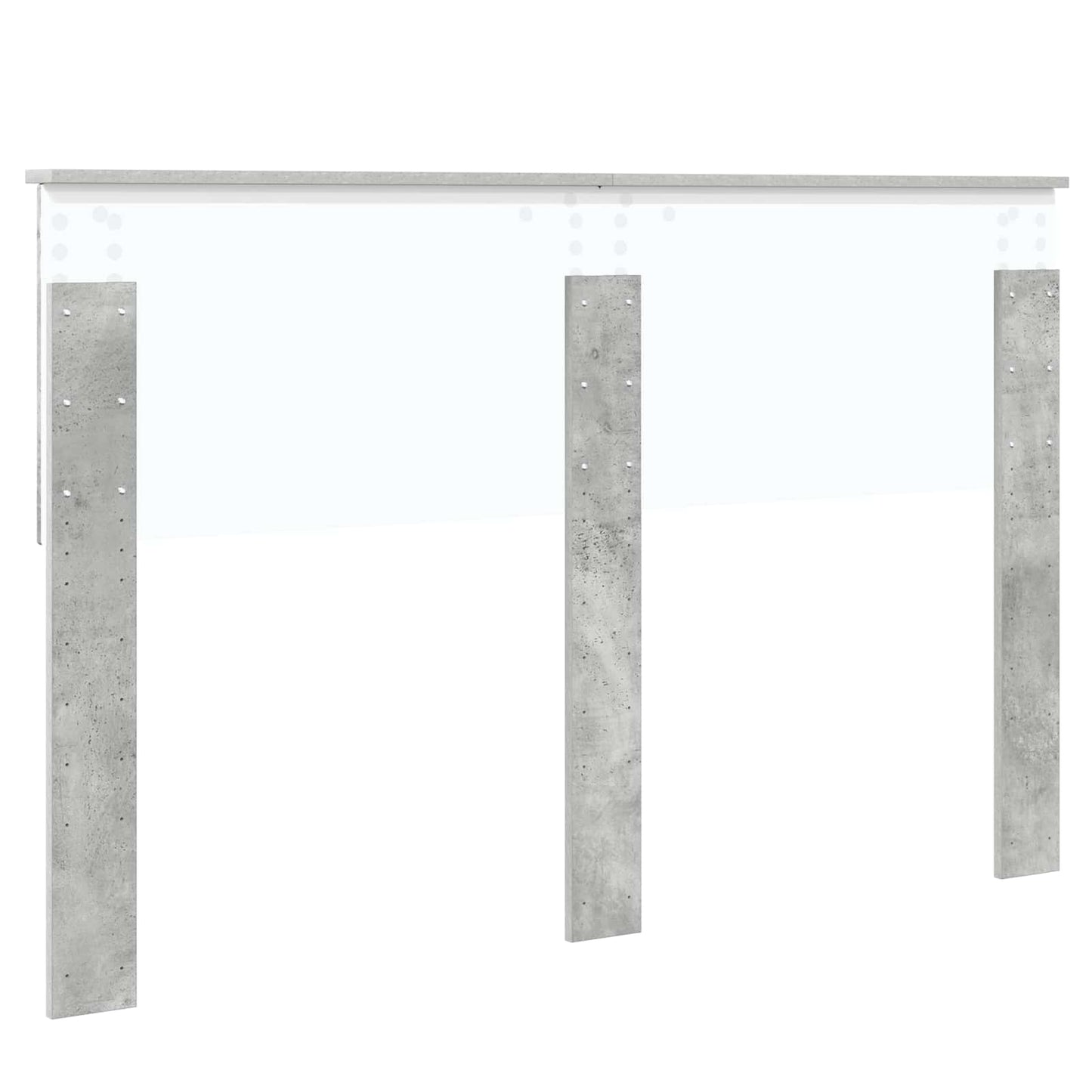 Headboard Concrete Grey Engineered wood