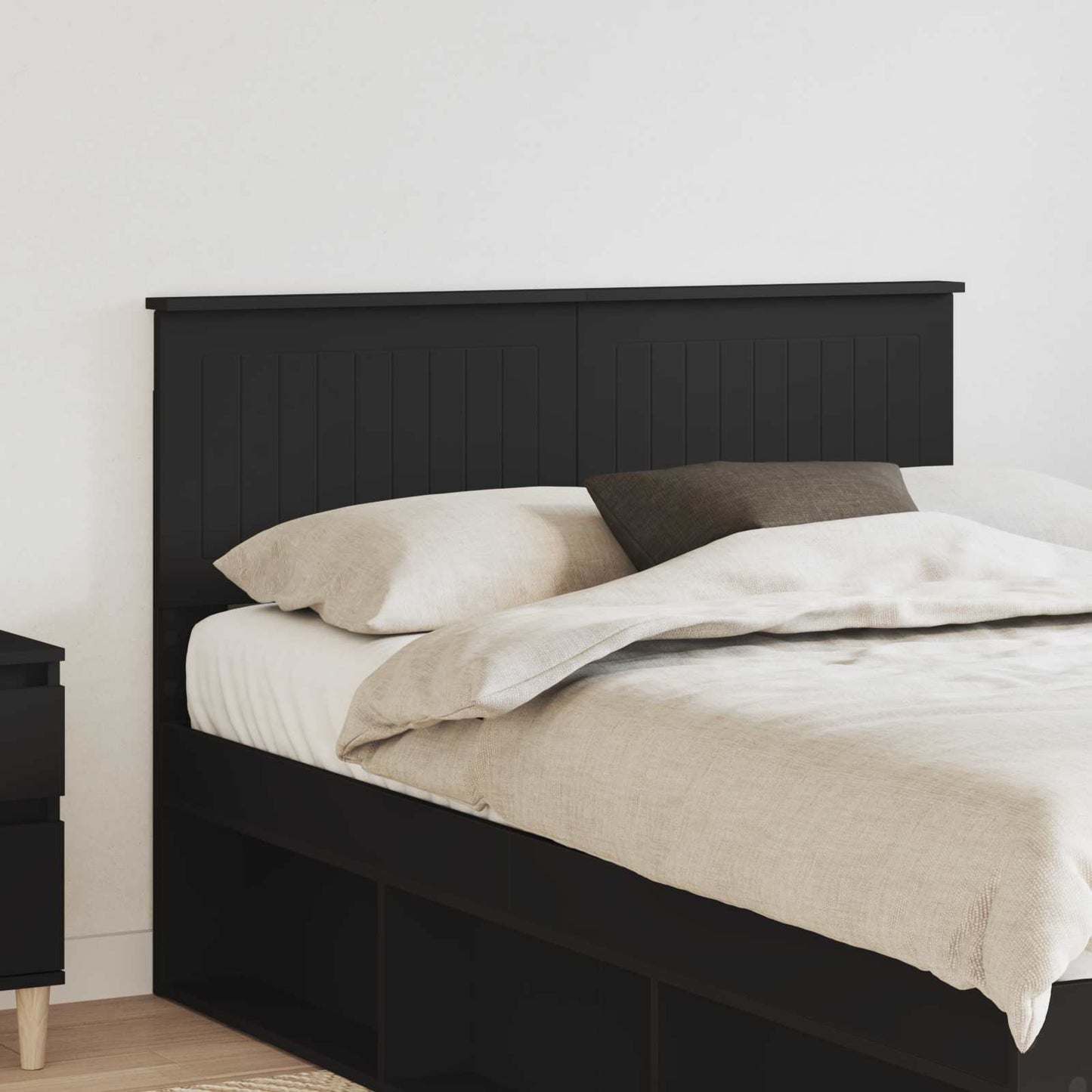Headboard Black Oak Engineered wood