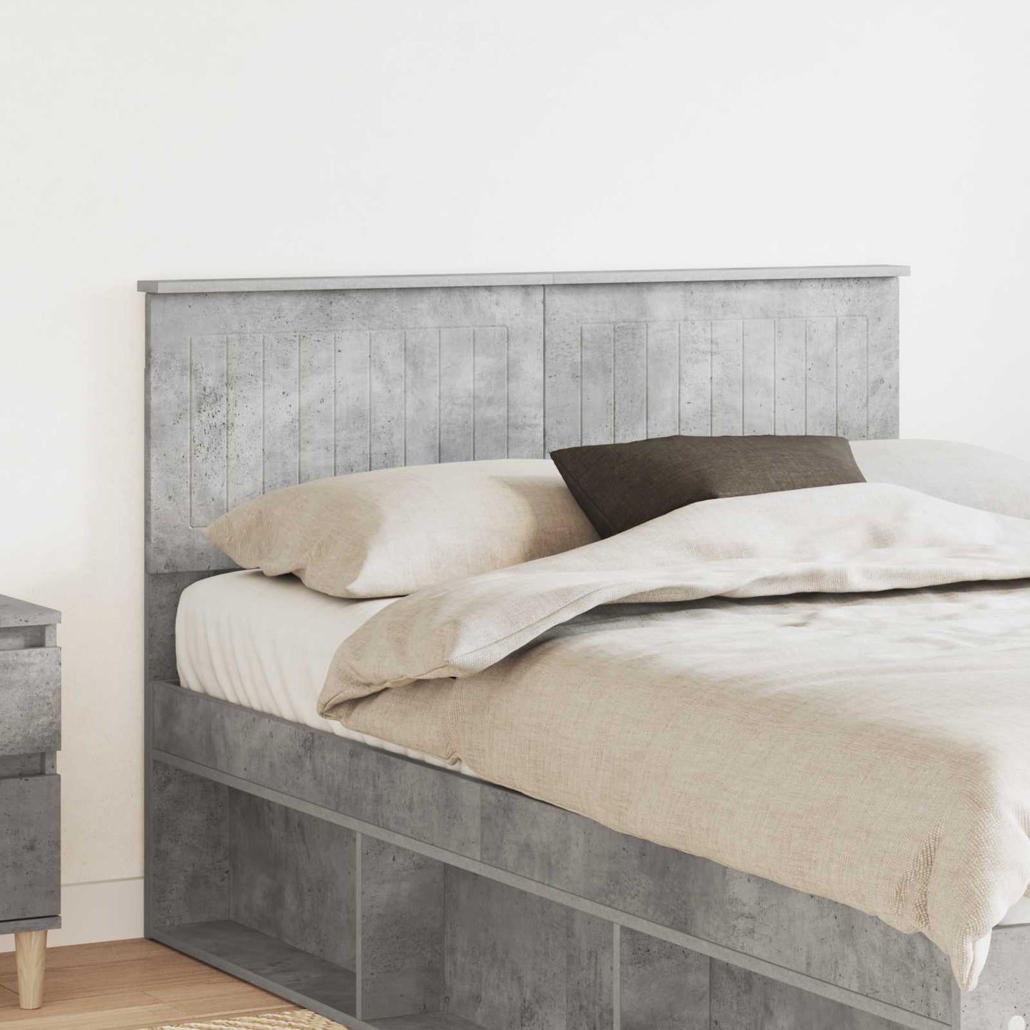 Headboard Concrete Grey Engineered wood