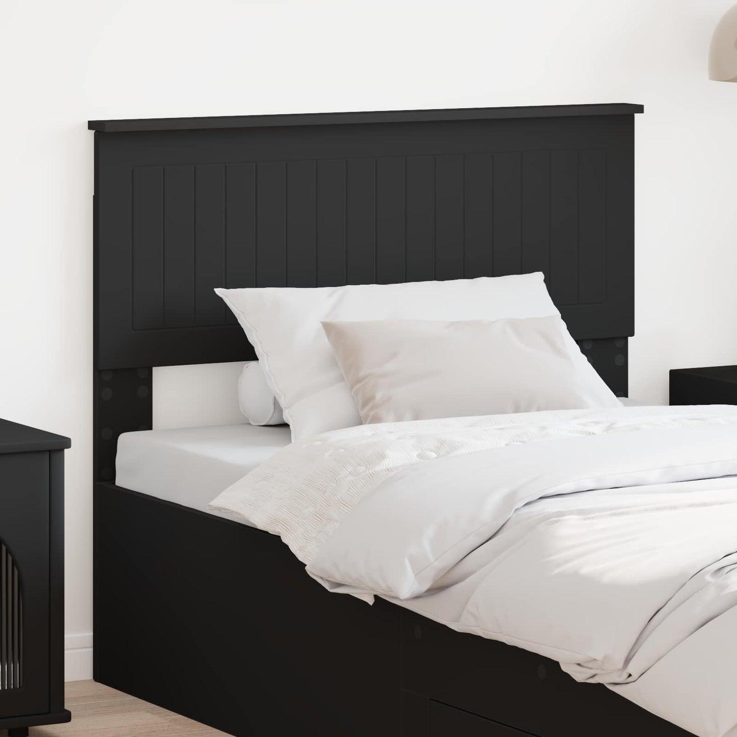 Headboard Black Oak Engineered wood