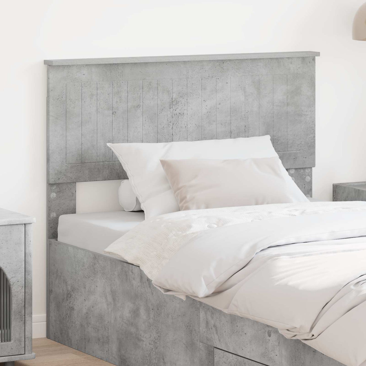 Headboard Concrete Grey Engineered wood