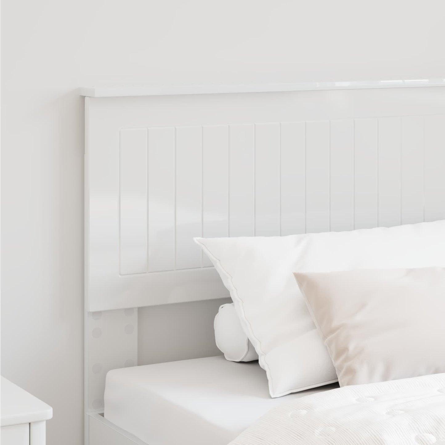 Headboard Gloss White Engineered wood
