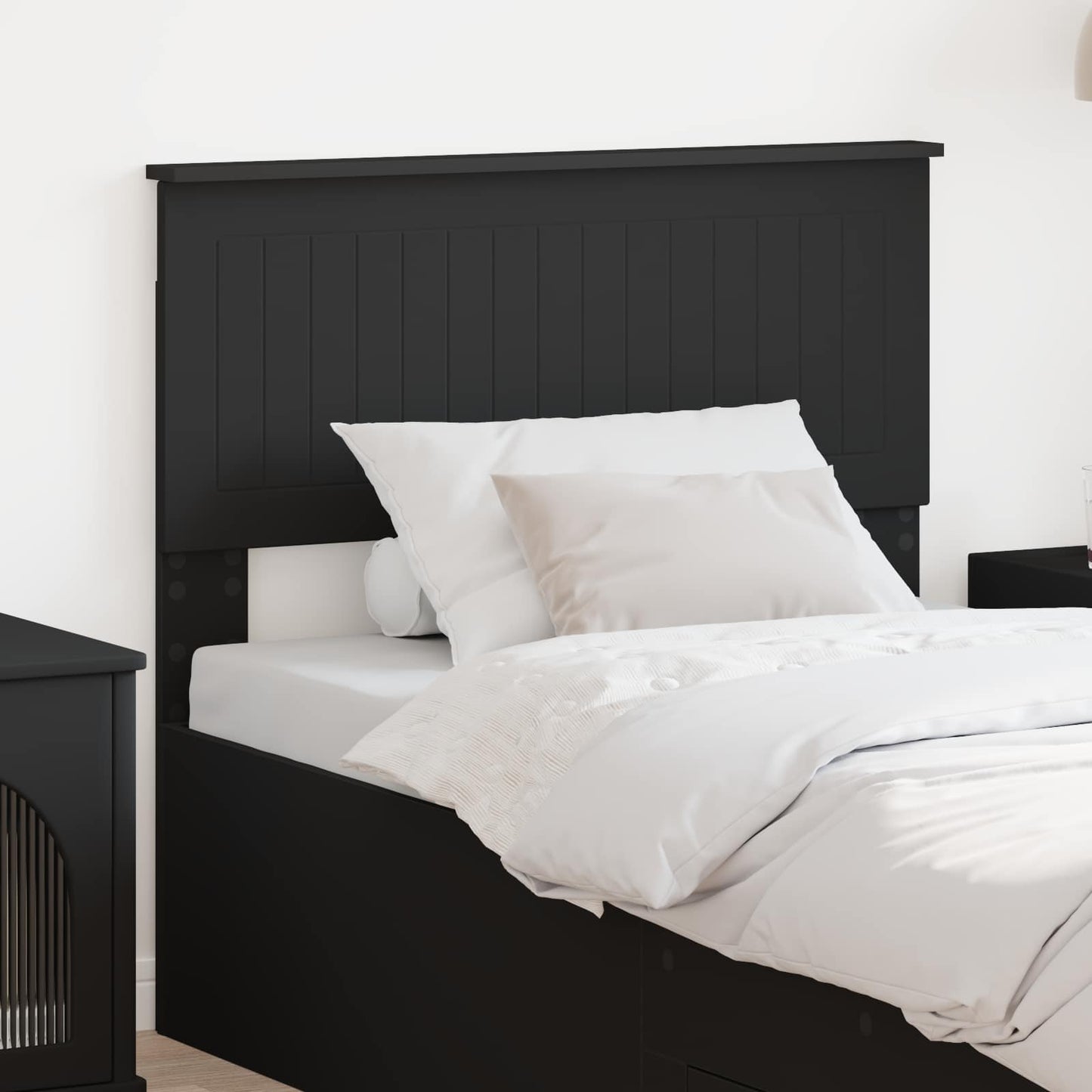 Headboard Black Oak Engineered wood
