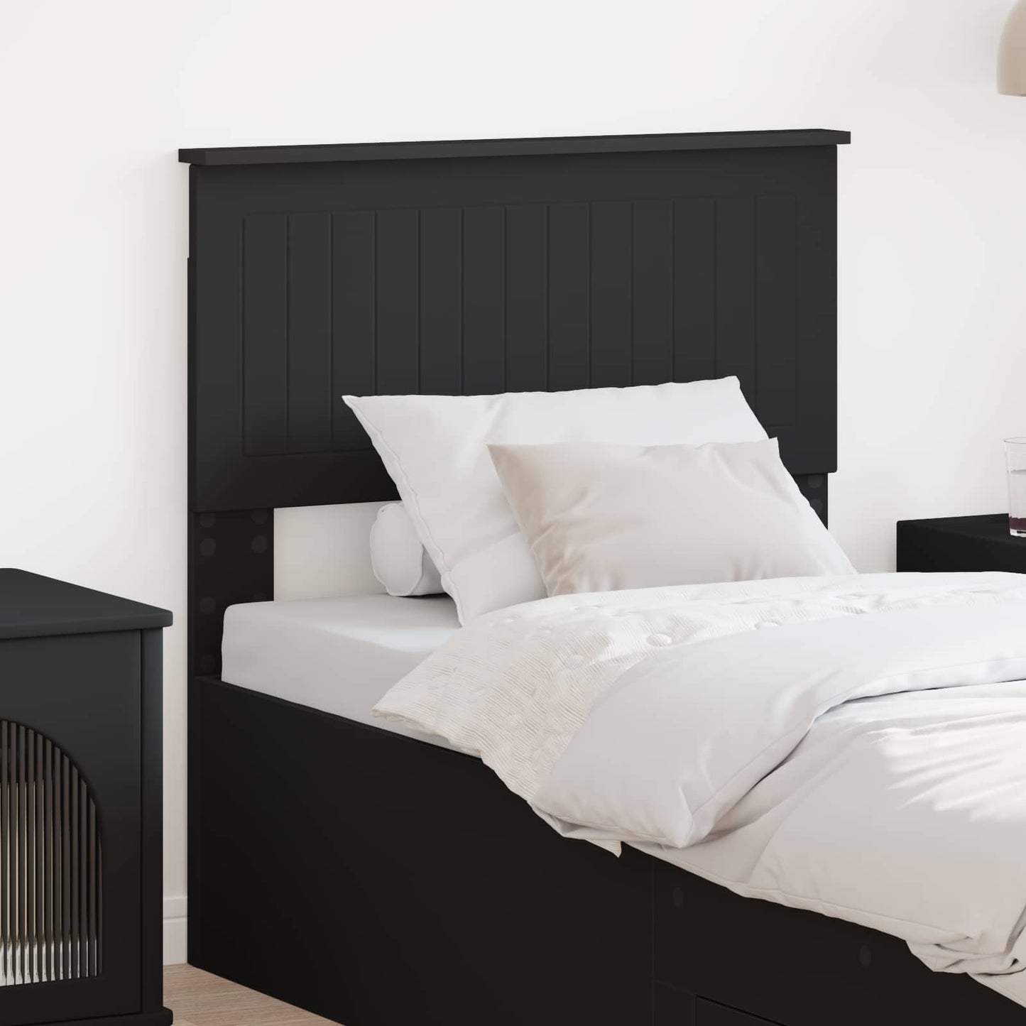 Headboard Black Oak Engineered wood