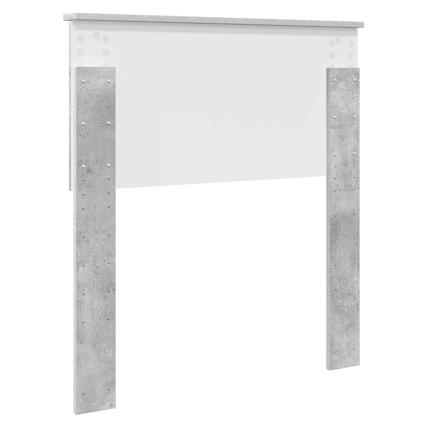 Headboard Concrete Grey Engineered wood