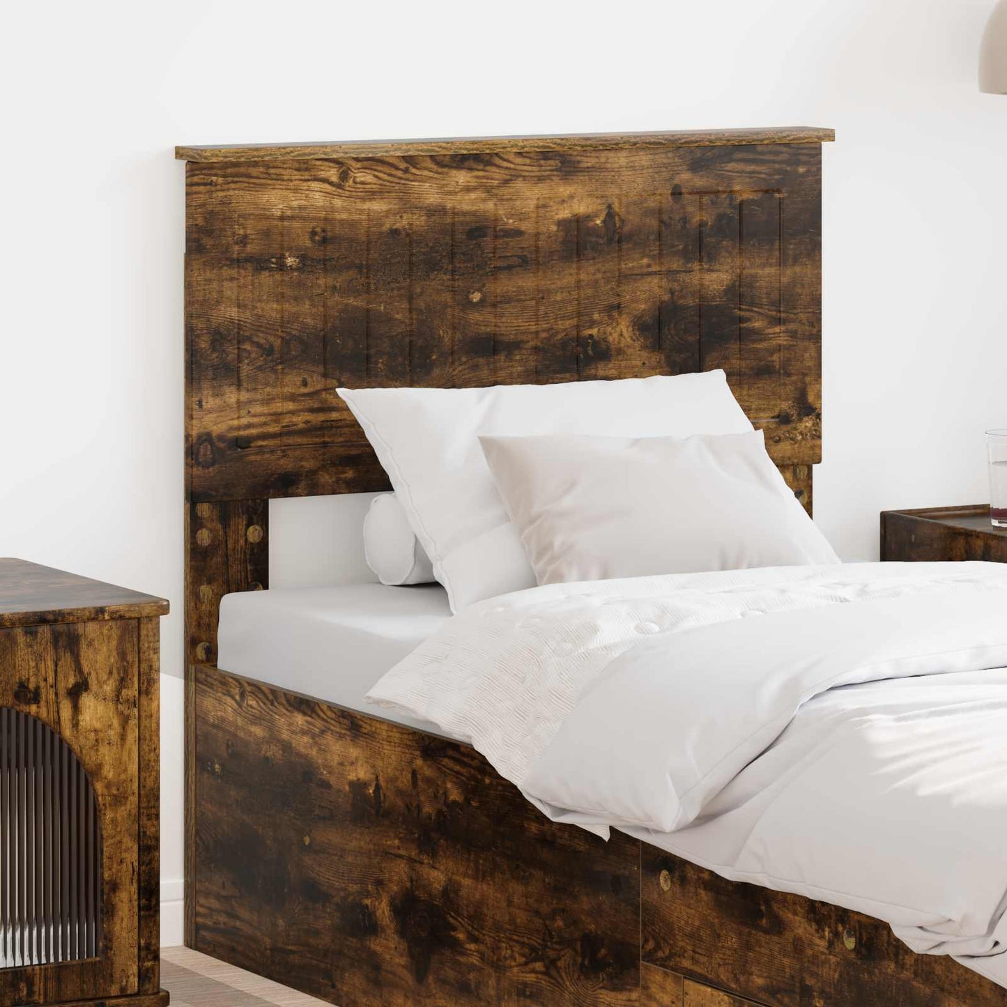 Headboard Smoked Oak Engineered wood