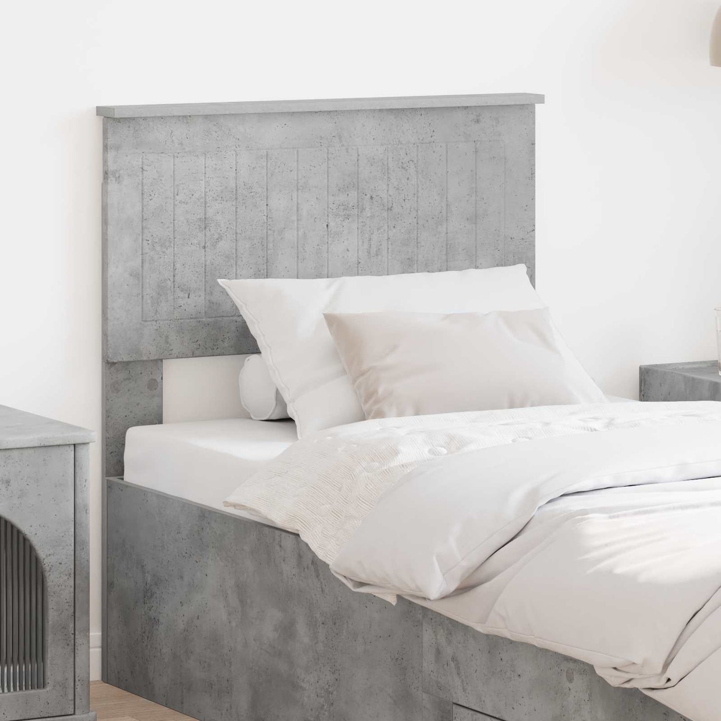 Headboard Concrete Grey Engineered wood