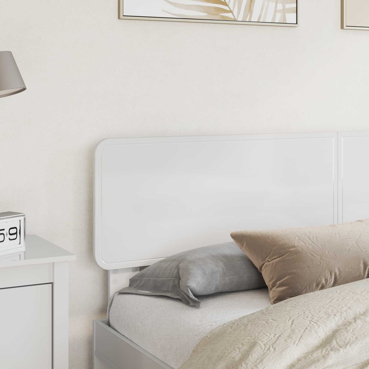 Headboard Gloss White Engineered wood